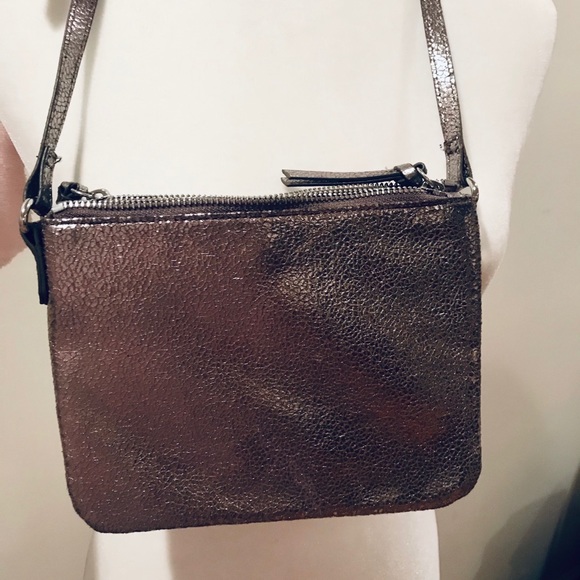 Double-Zip Metallic Crossbody - Picture 1 of 5